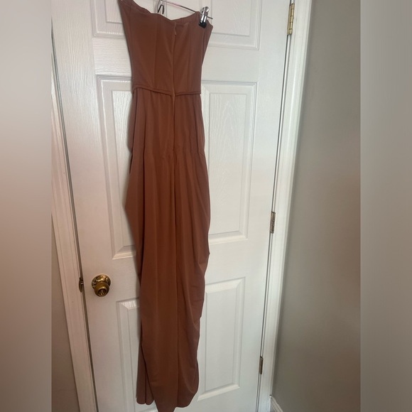 Deme by Gabriella x REVOLVE Pearl Gown in Brown - Picture 6 of 10